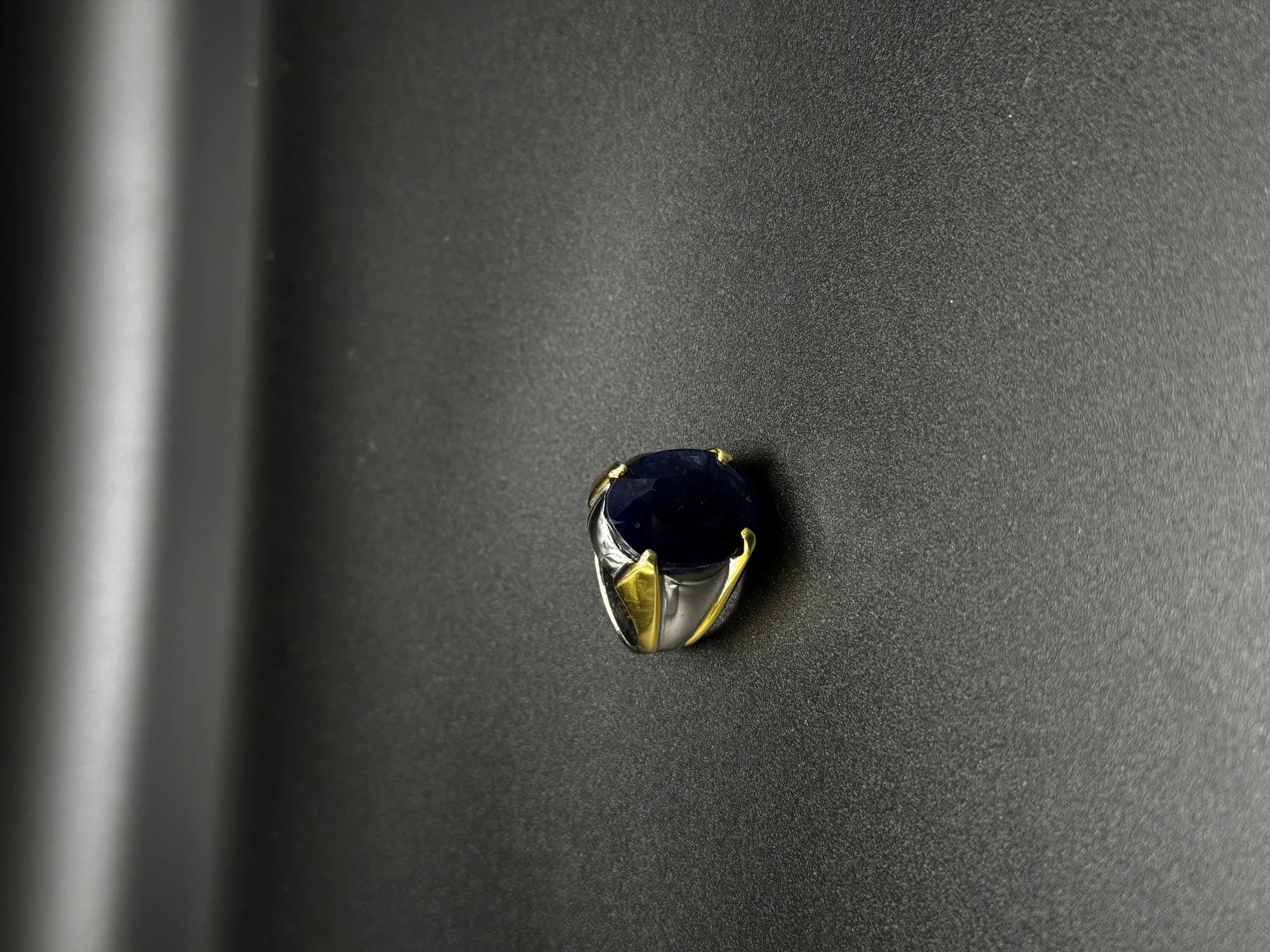 Silver italian-style gents ring