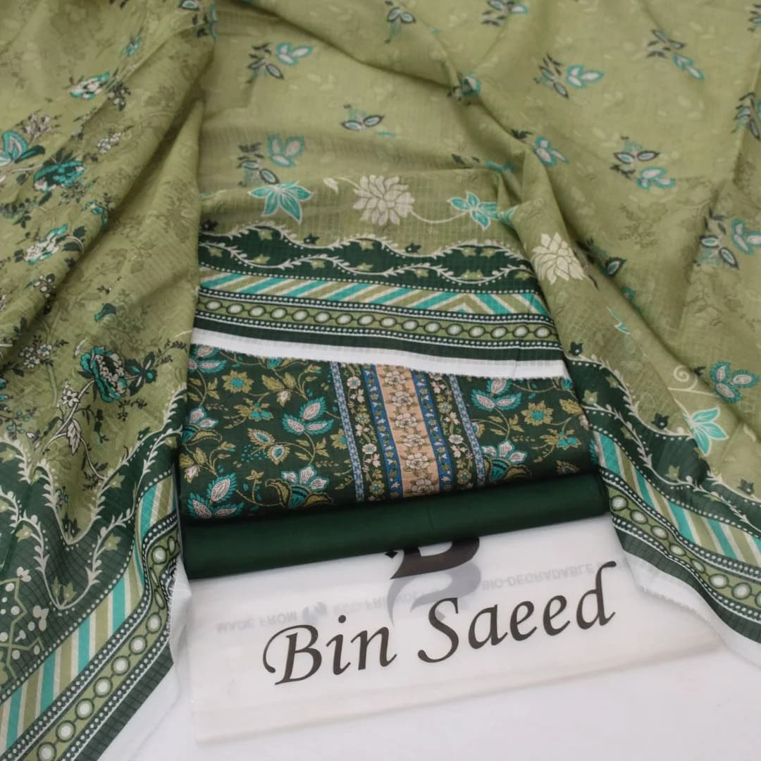 Zumurrud – Sage Floral 3PC