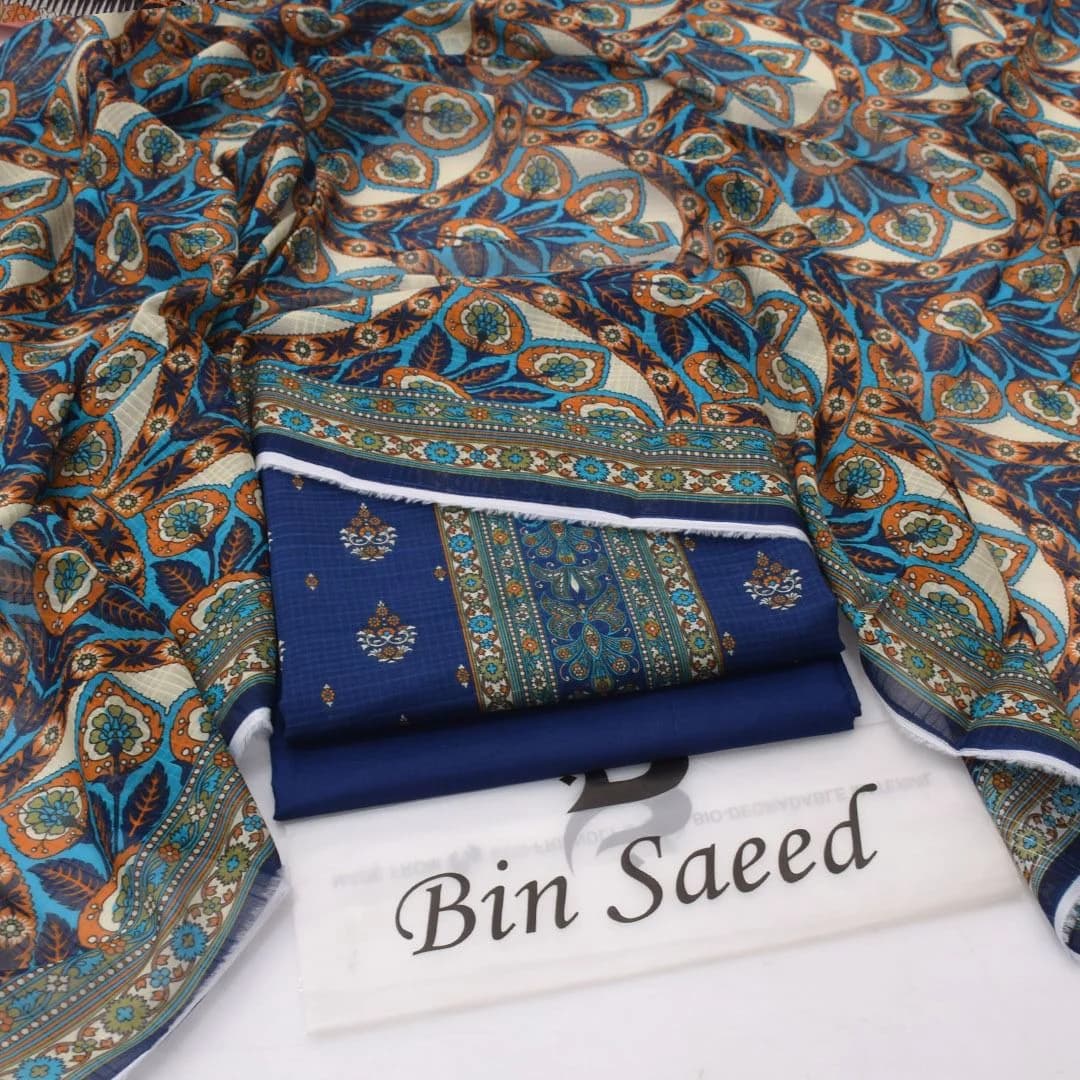 Yasmeen – Teal Gold 3PC