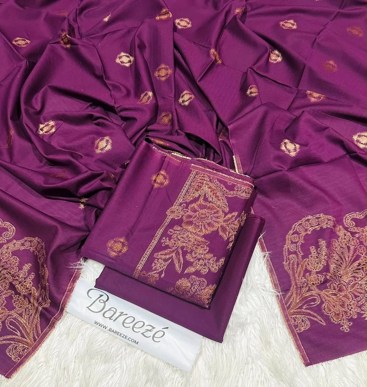 Kiran – Rust Jacquard 3PC