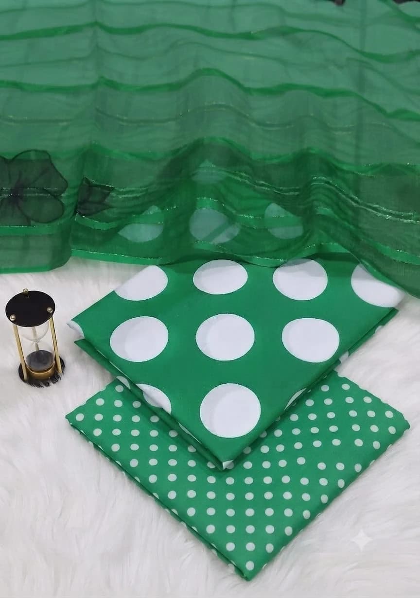 Hiba – Ruby Polka Dot 3PC